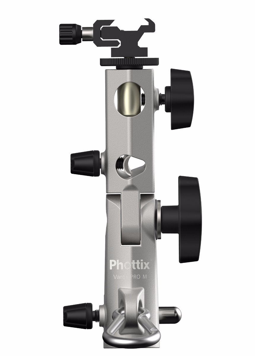 Rotula Varos Pro M Porta Sombrilla Tripode C/ Zapata Phottix - Imagen 4