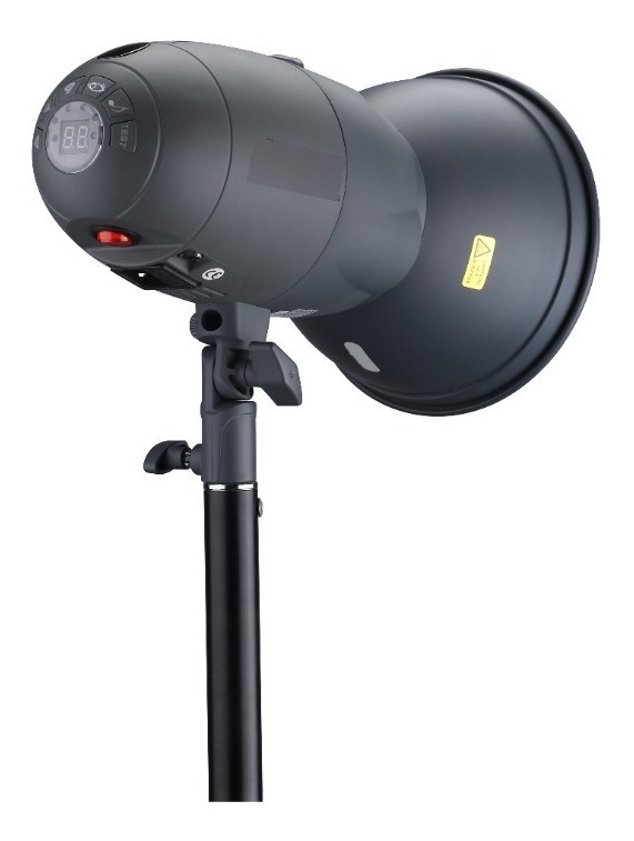 Kit Flash Estudio 200w Sombrilla 140cm Pie Newborn Visico - Imagen 9