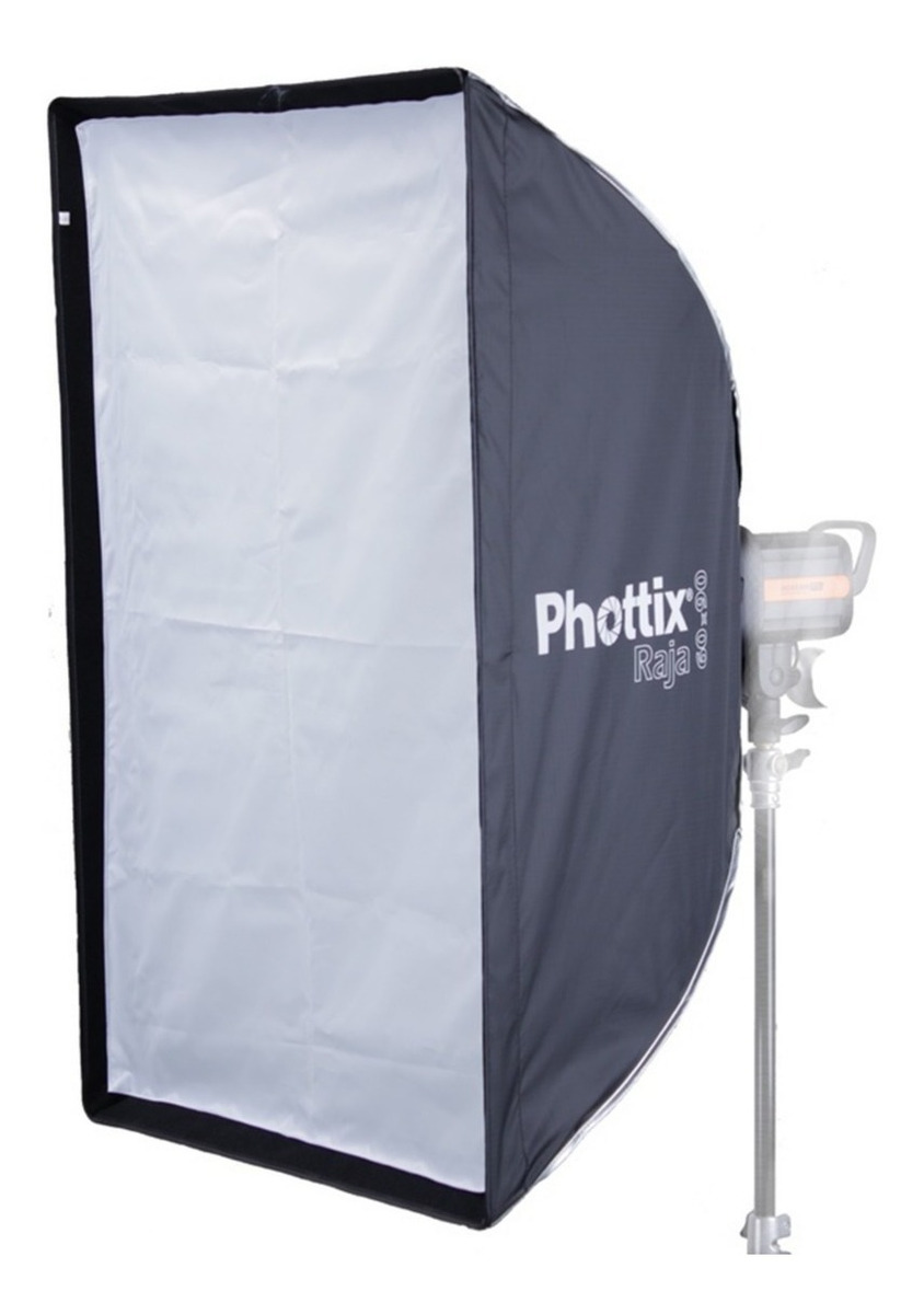 Soft Box C/ Grid Phottix Raja 60x90cm Plegable P/ Bowens - Imagen 4