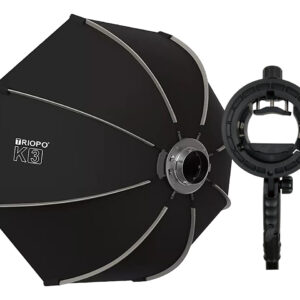 Kit Octo Softbox 90cm Con Adaptador Para Flash De Zapata