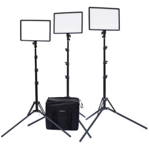 Kit 3 Paneles Led 50a+ 3 Columnas Iluminacion + Bolso Visico