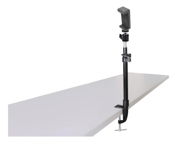 Soporte Mesa Columna Pie + Cabezal Bola + Soporte Smartphone - Imagen 2