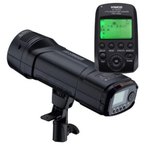 Flash Estudio Visico 2 Ttl Hss Bat  +emisor Nikon