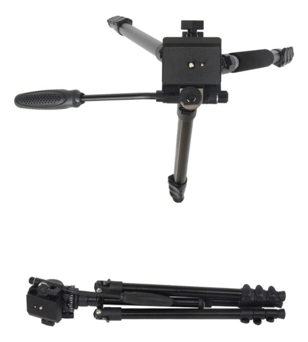 Tripode Monopie Triopo Cabezal Video Fluido K2808 - Imagen 5