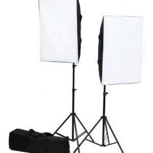 Kit 2 Paneles Led48w Softbox 50x70cm Tripode Bolso Visico