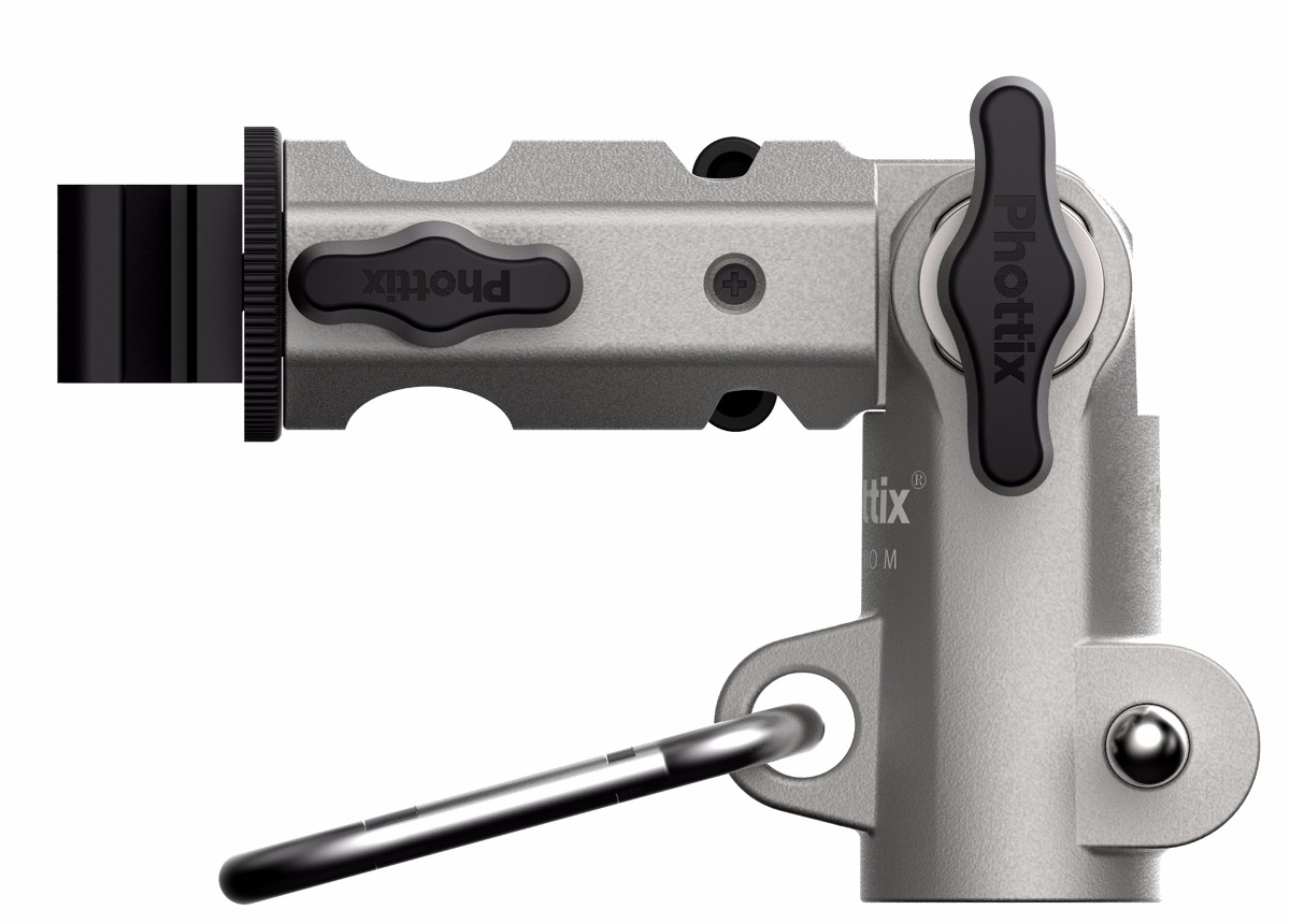 Rotula Varos Pro M Porta Sombrilla Tripode C/ Zapata Phottix - Imagen 3