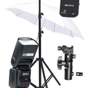 Kit Flash Triopo Disparador Columna Rotula Sombrilla