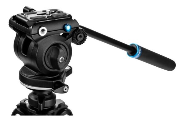 Cabezal Video Profesional Benro S2 Control Fluido Paneo Tilt - Imagen 3