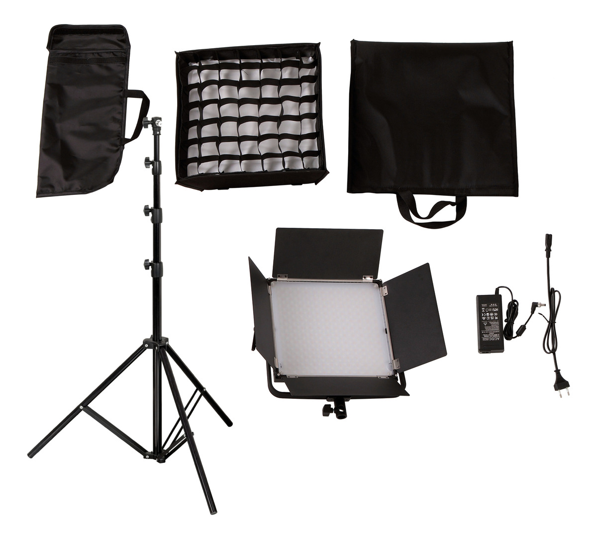 Kit Panel Led Rgb Chapaletas Pie 247cm Softbox Ft650r Visico - Imagen 5