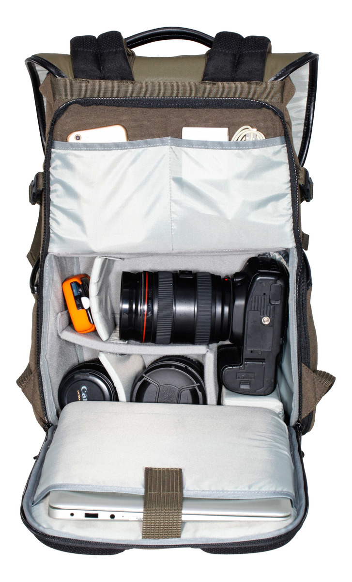 Mochila Bolso Benro Novelty B200 P/ Slr Lente Flash Tripode - Imagen 6