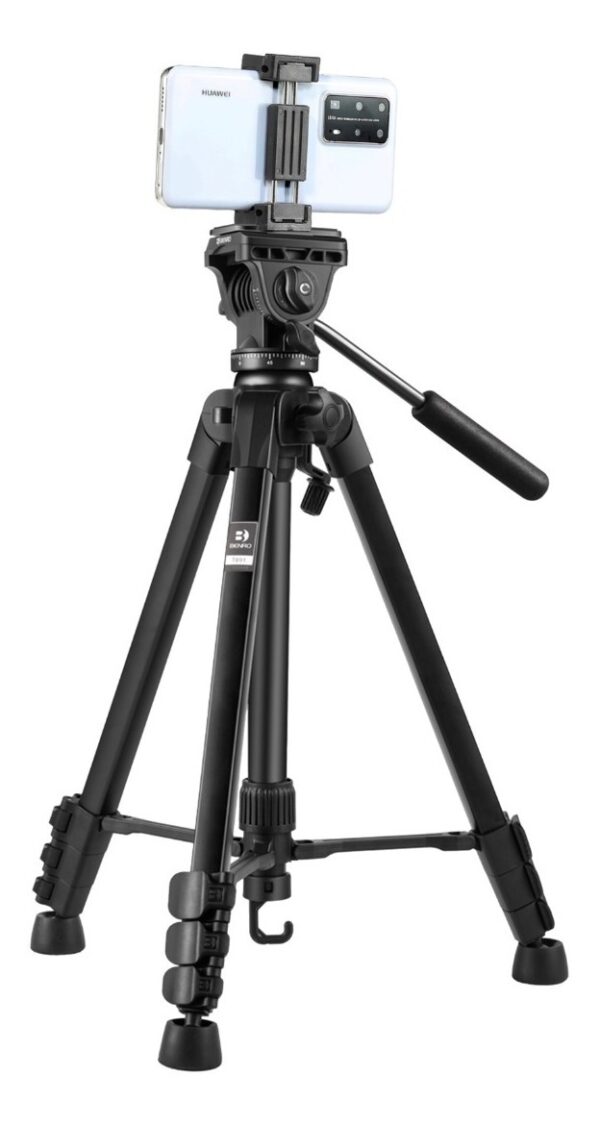 Tripode Benro T891 Video Fluido 157cm + Adaptador Smartphone