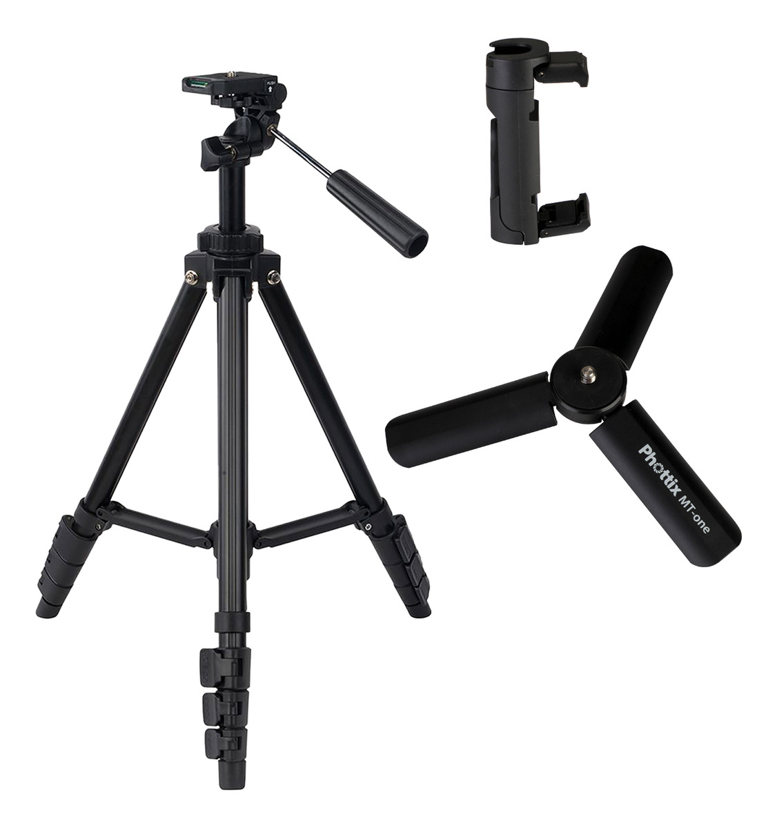 Kit Tripode Benro T560 + Mini Tripode Adaptador Smartphone