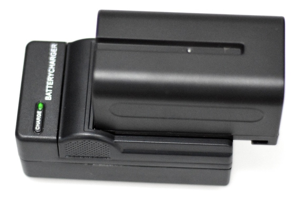 Cargador 220v + 2 Baterías Np-f950/970 P/ Iluminador Aro Led - Imagen 5