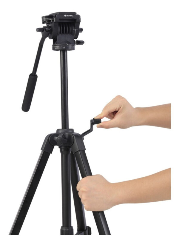 Tripode Benro T891 Video Fluido 157cm + Adaptador Smartphone - Imagen 7