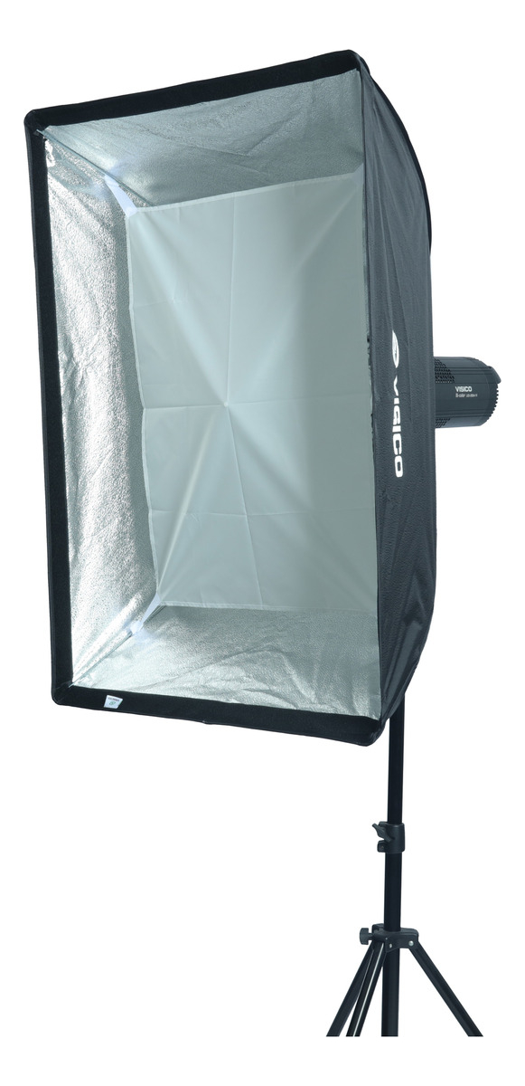 Soft Box Caja Luz 60x90cm Visico Plegable Grid Eb-072 - Imagen 3