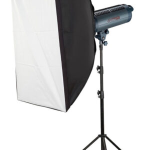 Iluminador Led Luz Continua Visico 150w C/ Softbox Tripode