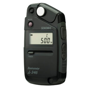 Iluminómetro luxómetro Sekonic I-346 vista frontal para medir luz ambiental en lux y foot-candles