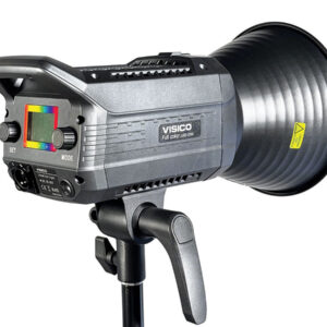 Iluminador Visico LED-200SR RGB COB frente 200W con montura Bowens