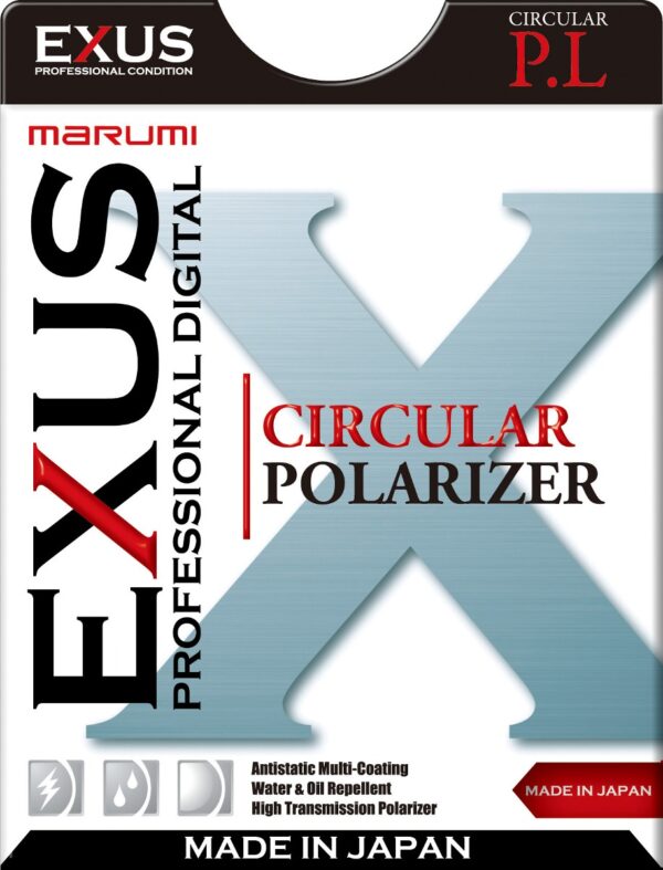 Filtro Polarizador Circular Exus Marumi 77mm Antiestatico - Imagen 3