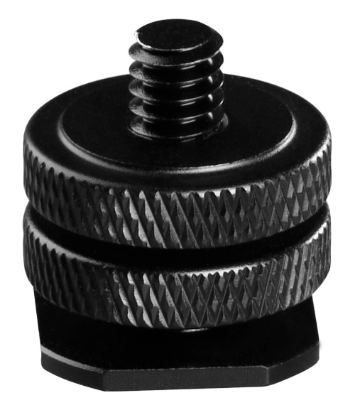 Soporte Metalico Base Zapata Rosca Macho 1/4 Doble Tuerca - Imagen 9