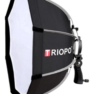 Octo Box Softbox 90cm C/ Rotula P/ Flash Zapata Triopo