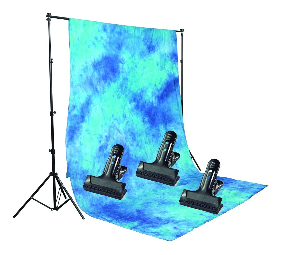 Soporte Porta Fondo Infinito Visico 295*280cm Bolso + 3 Pinzas