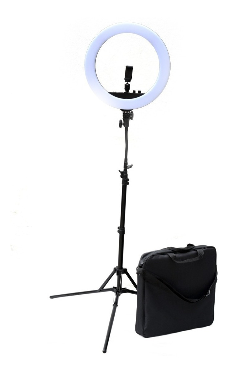 Aro Luz Ring Led Selfie 43cm+pie190cm+espejo Celular Visico - Imagen 10