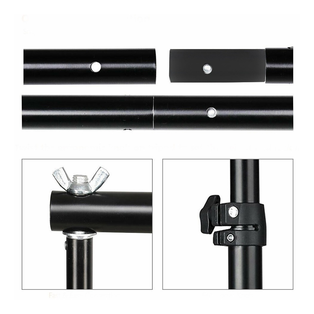 Soporte Porta Fondo Sinfin Visico 305*280cm Bolso+ 4 Broches - Imagen 3