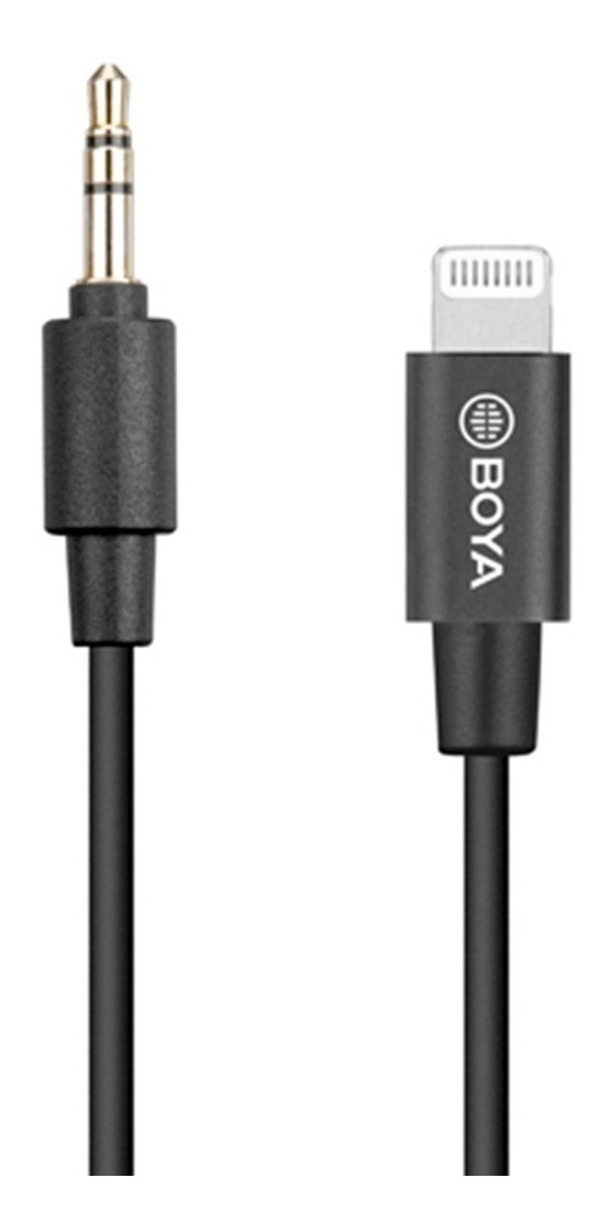 Adaptador iPhone / Lighting A Miniplug Trrs 3,5mm Boya By-k1 - Imagen 2