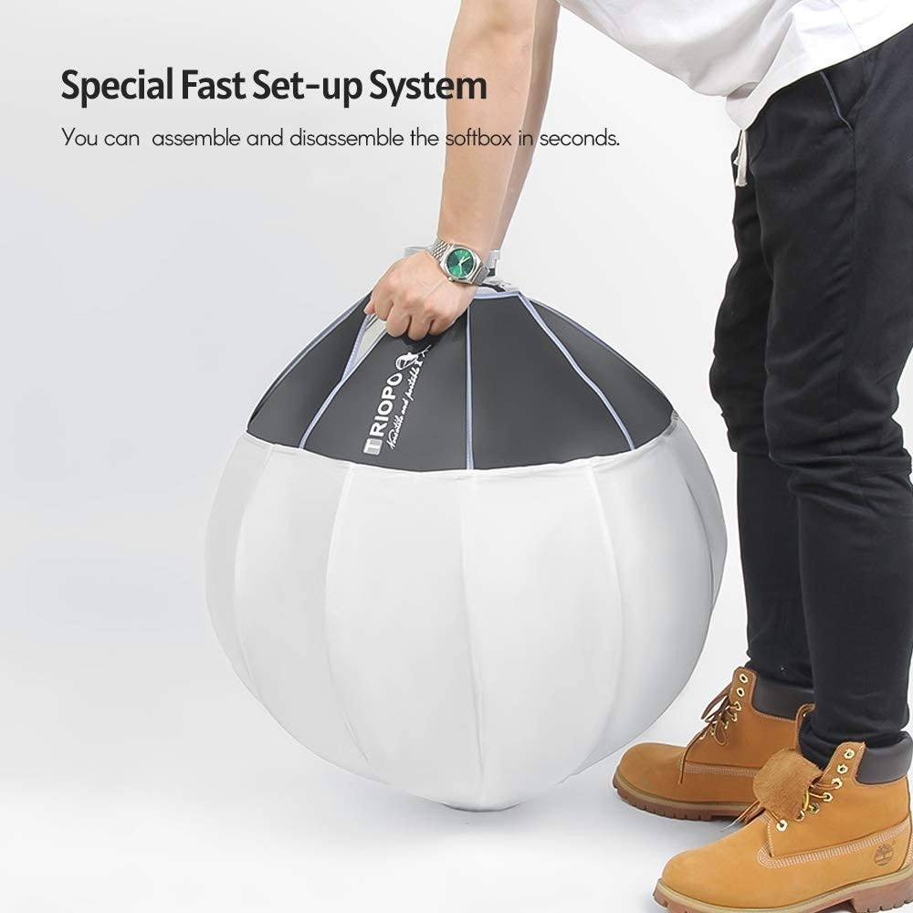 Difusor Softbox Triopo Trkq-65 Tipo Linterna P/ Bowens - Imagen 6