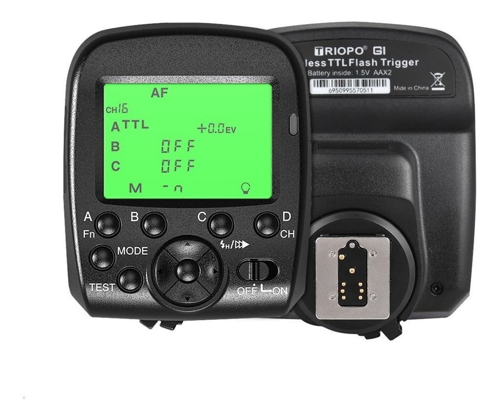 Kit Flash Nikon Triopo 982iii Emisor Ttl G1 Pie Octo Soft Box 90cm - Imagen 8