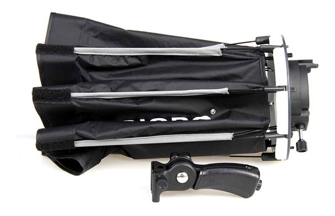 Octo Softbox Con Grid 90cm C/ Rotula Triopo P/ Flash Zapata - Imagen 4