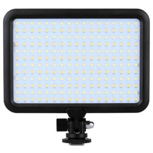 Iluminador Luz Led Triopo 204led C/ Cargador Y Bateria