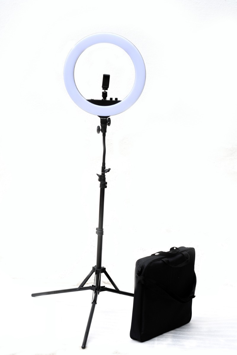 Aro Luz Ring Led Selfie 43cm+pie190cm+espejo Celular Visico