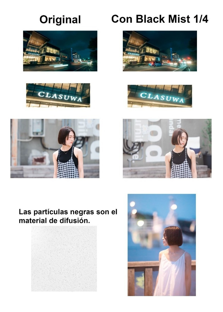 Filtro Mist Marumi Black Mist 1/4 Magnético Ø77mm Difusor - Imagen 4