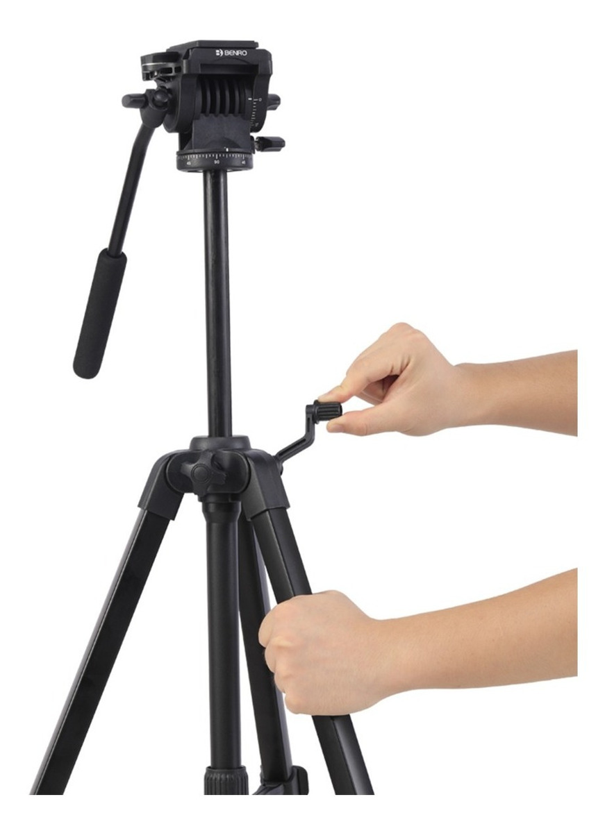 Tripode Video Benro T891 157cm Cabezal Fluido C/ Bolso - Imagen 6