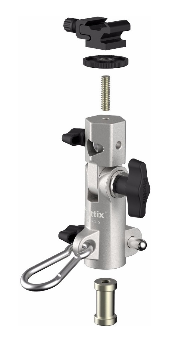 Rotula Varos Pro S Porta Sombrilla Tripode C/ Zapata Phottix - Imagen 3