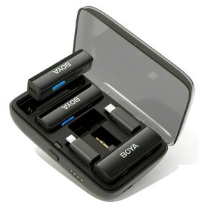 Microfonos Inalambrico Boyalink Usb C Lightning Miniplug Trs
