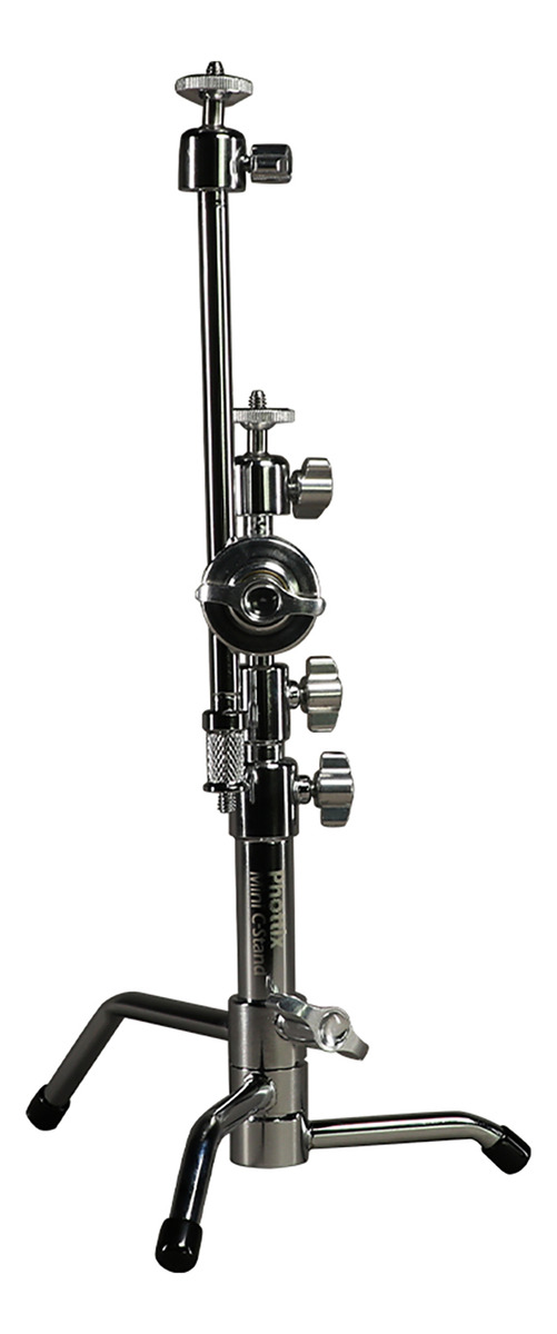 Mini C-stand Phottix Mini Soporte Tipo Araña Cromado - Imagen 7