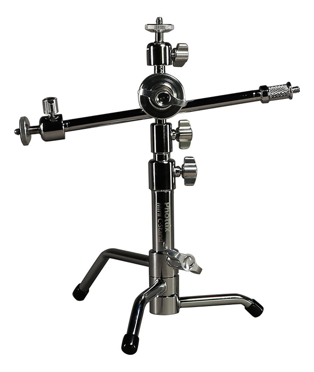 Mini C-stand Phottix Mini Soporte Tipo Araña Cromado