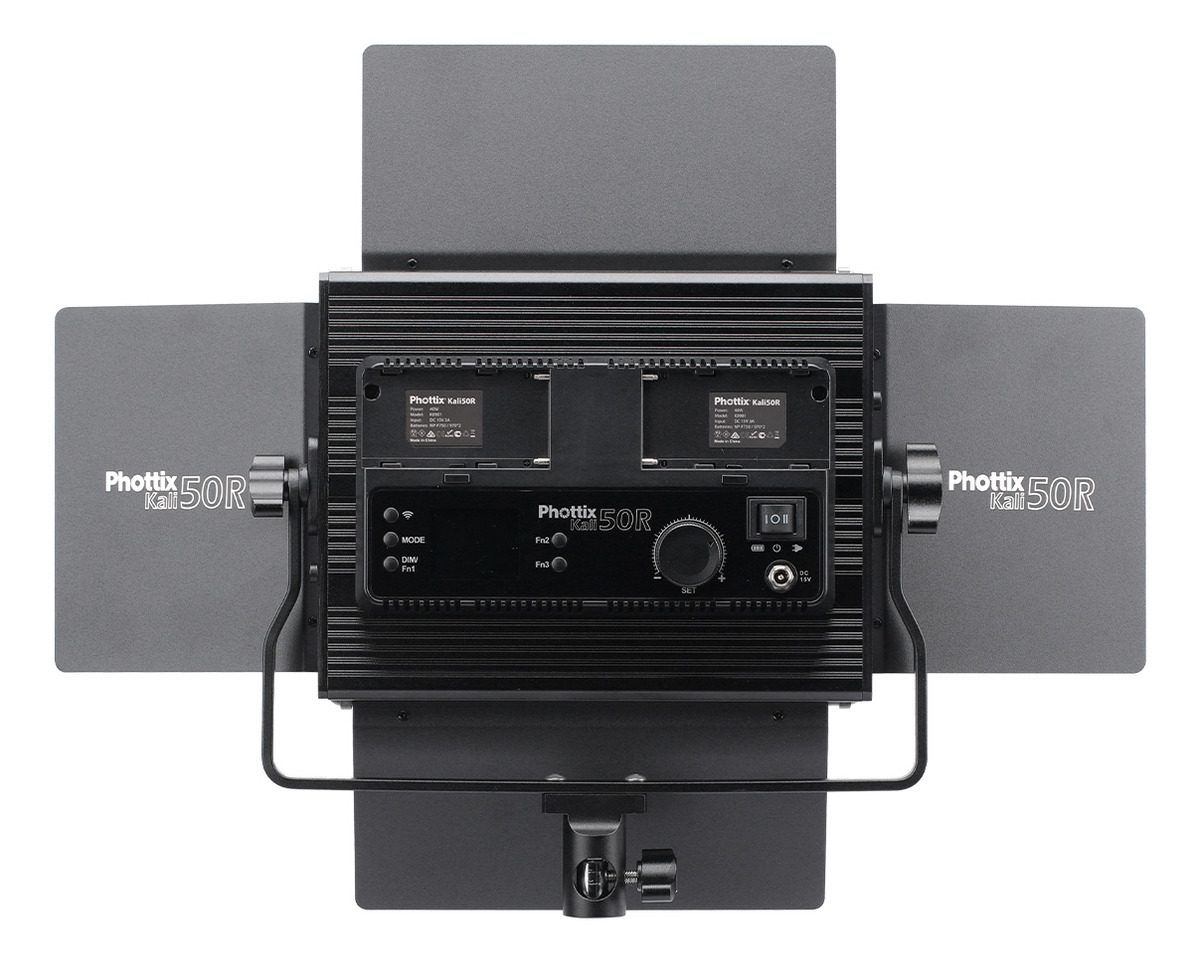 Panel Led Rgb Phottix Kali50r Con Control Remoto - Barndoor - Imagen 6