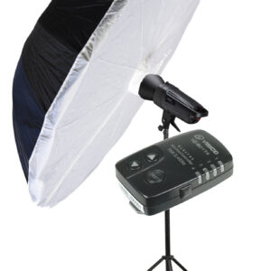 Kit Flash Estudio 300w Sombrilla 180cm Pie Newborn Visico