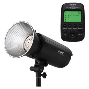 Flash Estudio 400w Visico Hss III + Emisor TTL Nikon