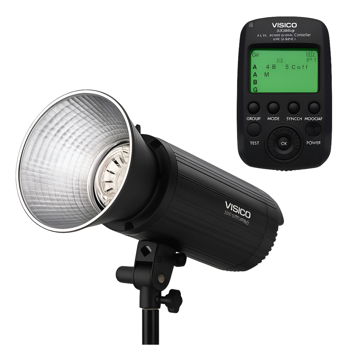 Flash Estudio 400w Visico Hss III + Emisor TTL Nikon