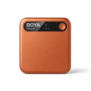 Grabador De Voz Digital Pro 64gb Boya Notra Naranja Ia Nota