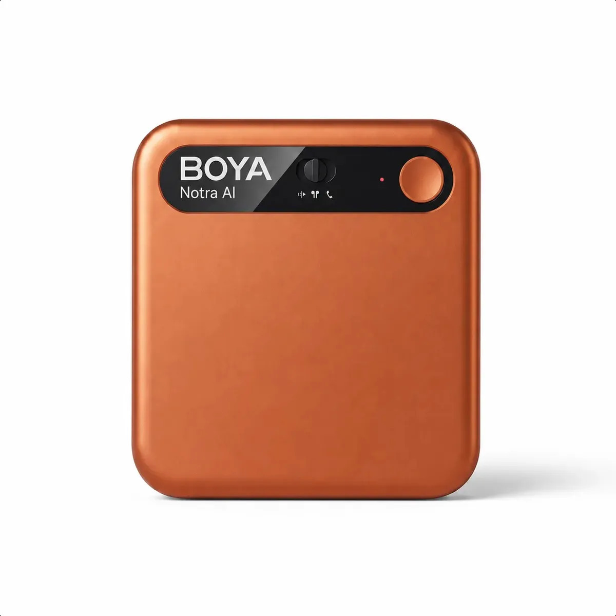 Grabador De Voz Digital Pro 64gb Boya Notra Naranja Ia Nota