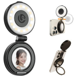 Luz LED de Bolsillo Ulanzi LM23 Anillo Selfie Magnético para Celular
